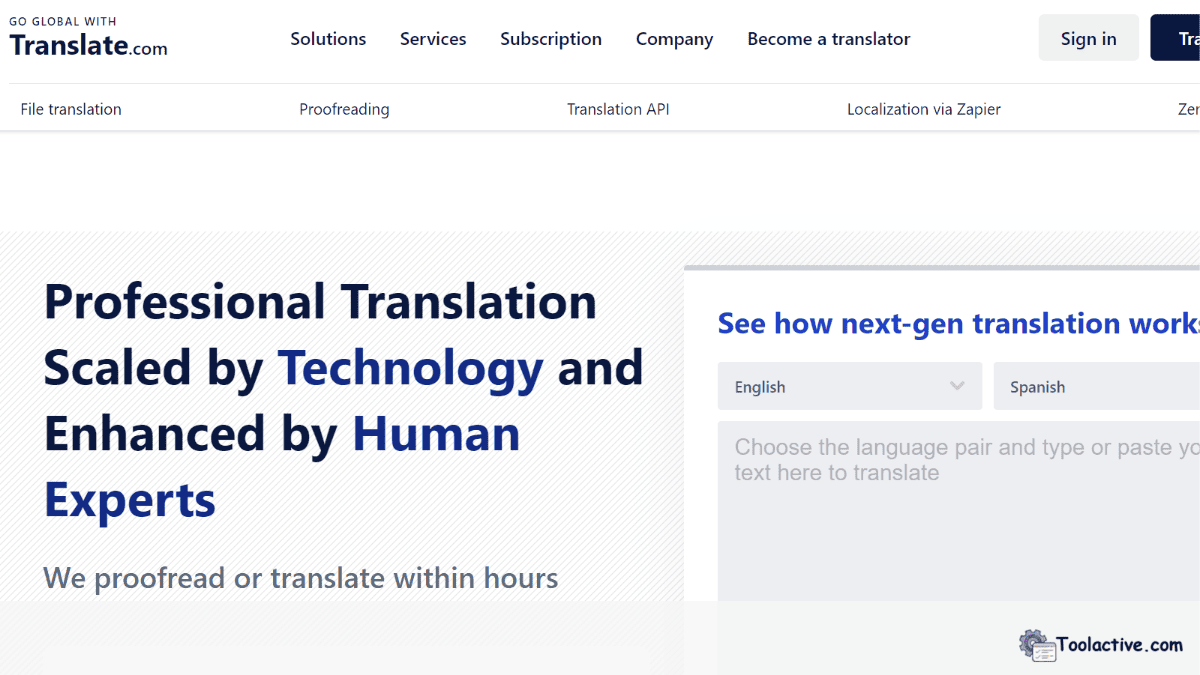 top translation tools